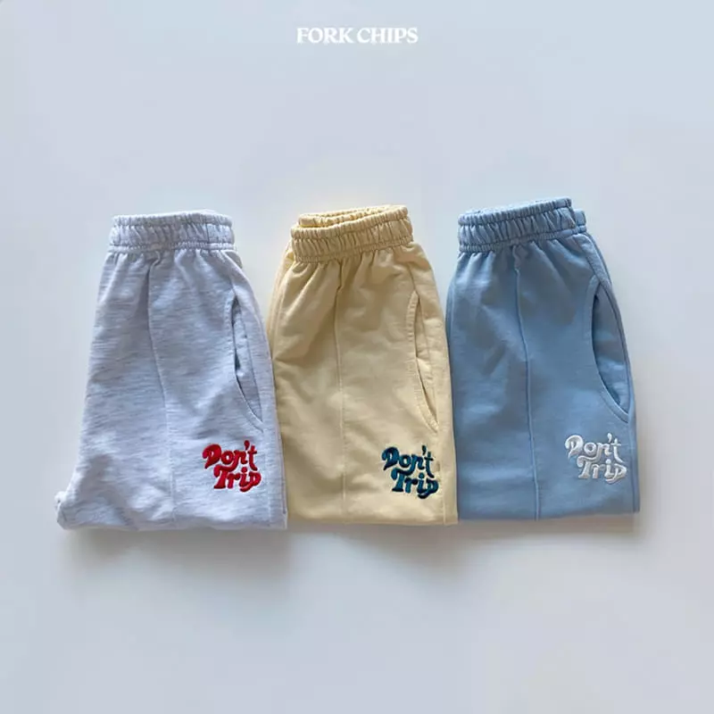 Fork Chips - Korean Children Fashion - #designkidswear - Trip Pants