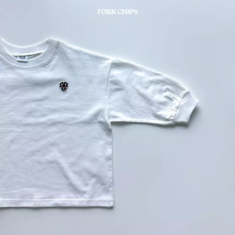 Fork Chips - Korean Children Fashion - #discoveringself - Clover Tee - 3