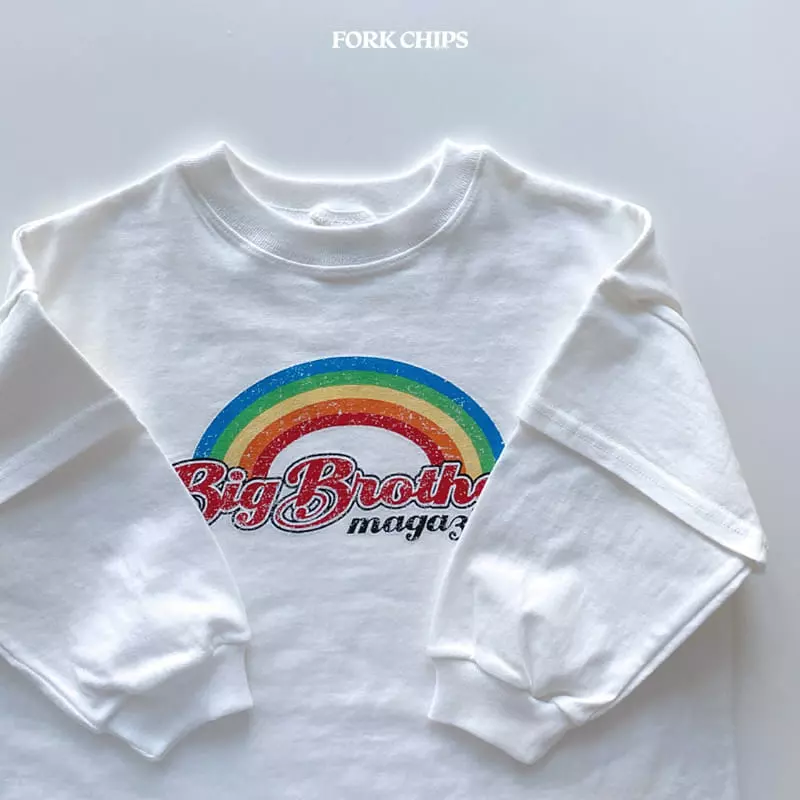 Fork Chips - Korean Children Fashion - #fashionkids - Ohai Layered Tee - 5
