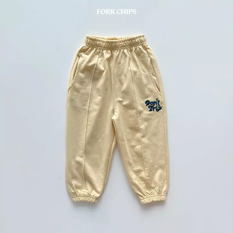Fork Chips - Korean Children Fashion - #fashionkids - Trip Pants - 3