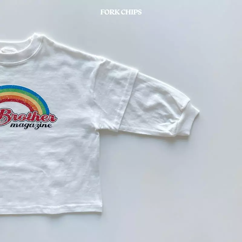 Fork Chips - Korean Children Fashion - #kidsshorts - Ohai Layered Tee - 6
