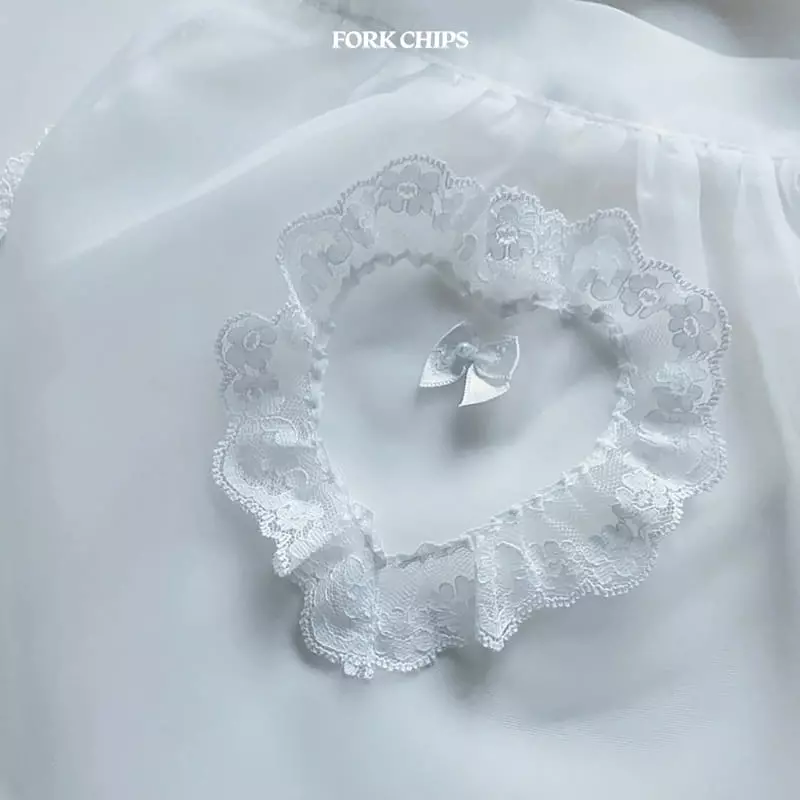 Fork Chips - Korean Children Fashion - #kidsshorts - Heart Apron - 6