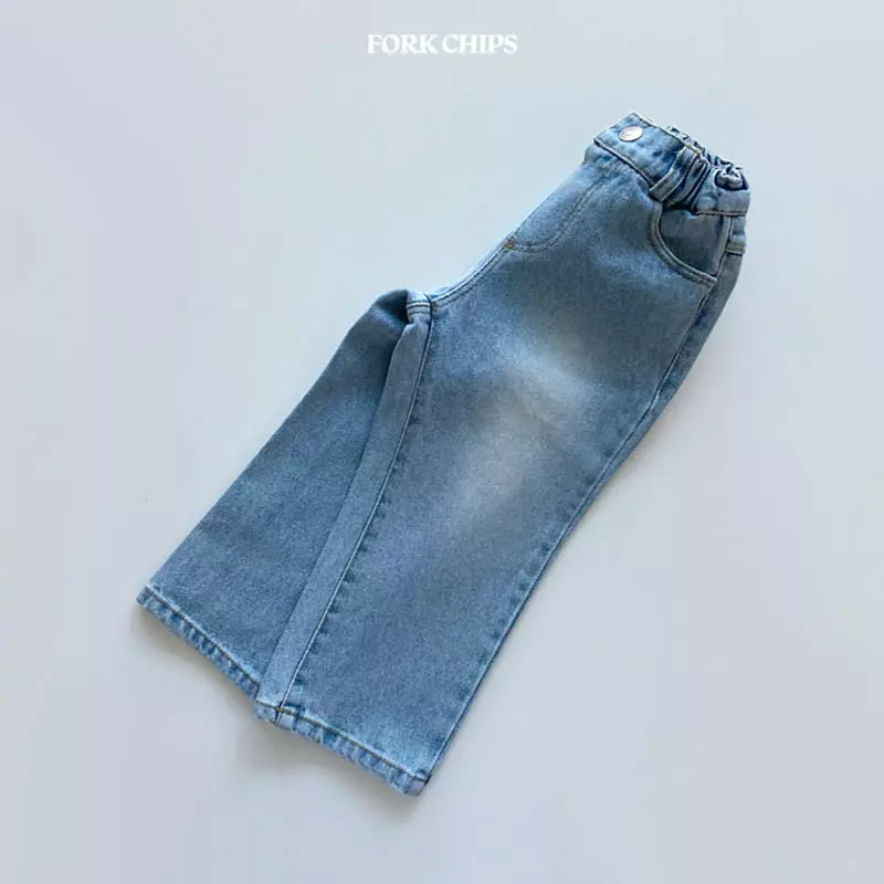 Fork Chips - Korean Children Fashion - #kidsshorts - Wendy Jeans - 2