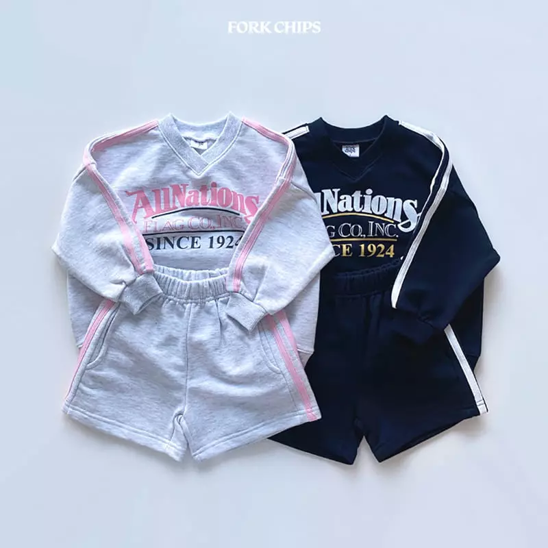 Fork Chips - Korean Children Fashion - #kidsstore - Pepper Top Bottom Set