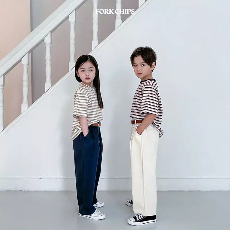 Fork Chips - Korean Children Fashion - #kidzfashiontrend - Marcaro Short Sleeves Tee - 11