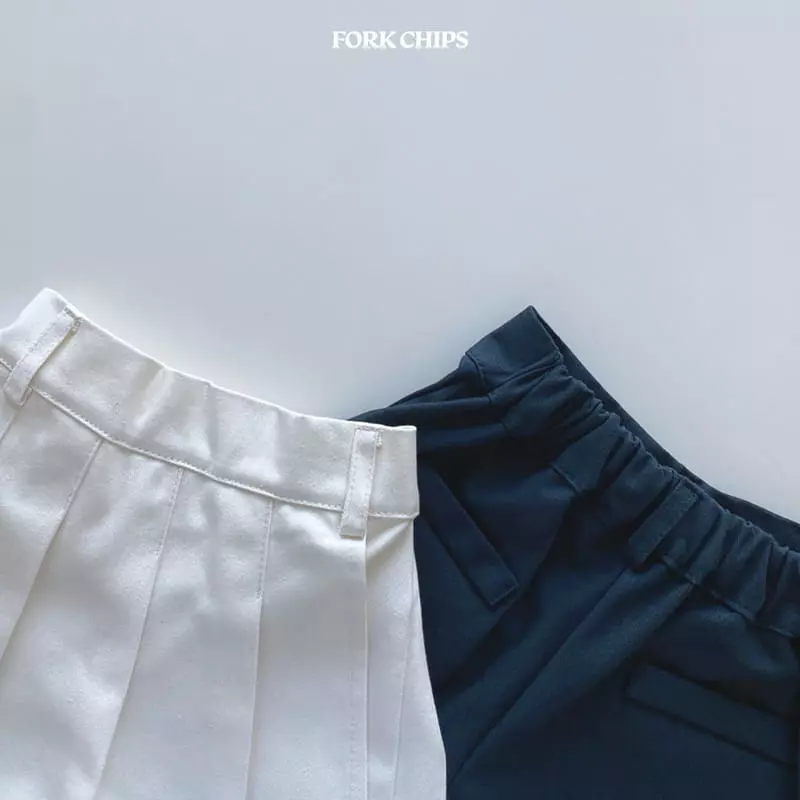 Fork Chips - Korean Children Fashion - #kidzfashiontrend - Scotch Wrap Skirt - 7