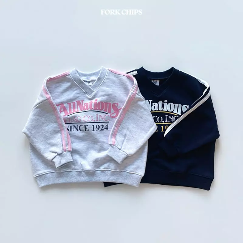 Fork Chips - Korean Children Fashion - #Kfashion4kids - Pepper Top Bottom Set - 4