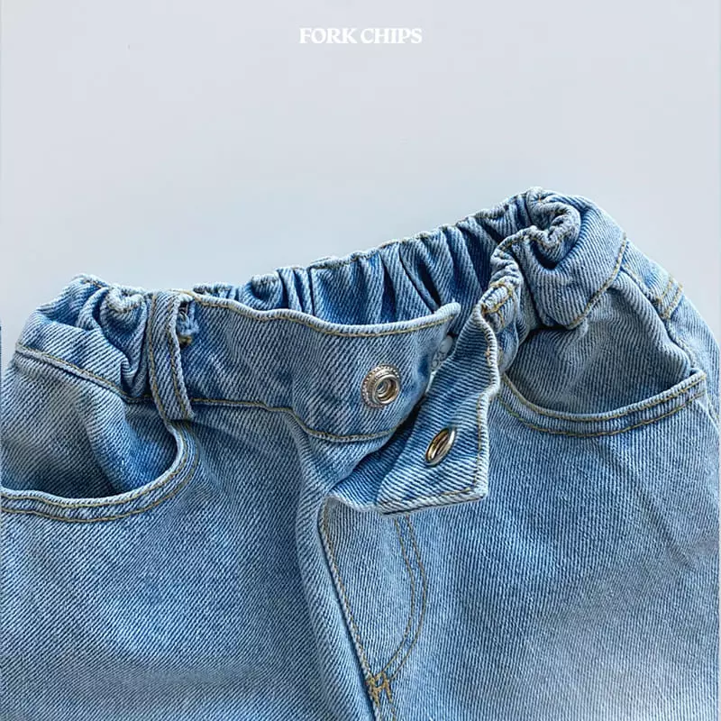Fork Chips - Korean Children Fashion - #littlefashionista - Wendy Jeans - 6