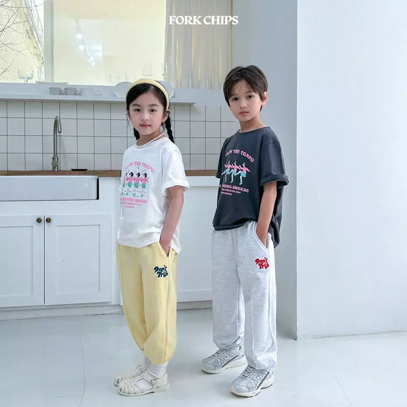 Fork Chips - Korean Children Fashion - #magicofchildhood - Trip Pants - 9