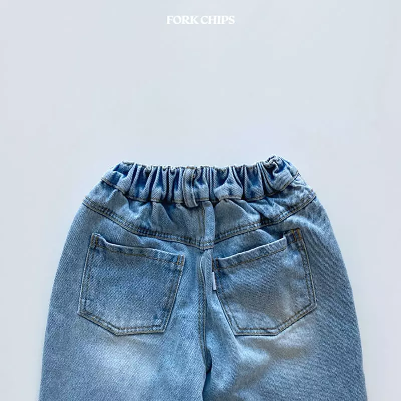 Fork Chips - Korean Children Fashion - #magicofchildhood - Wendy Jeans - 7