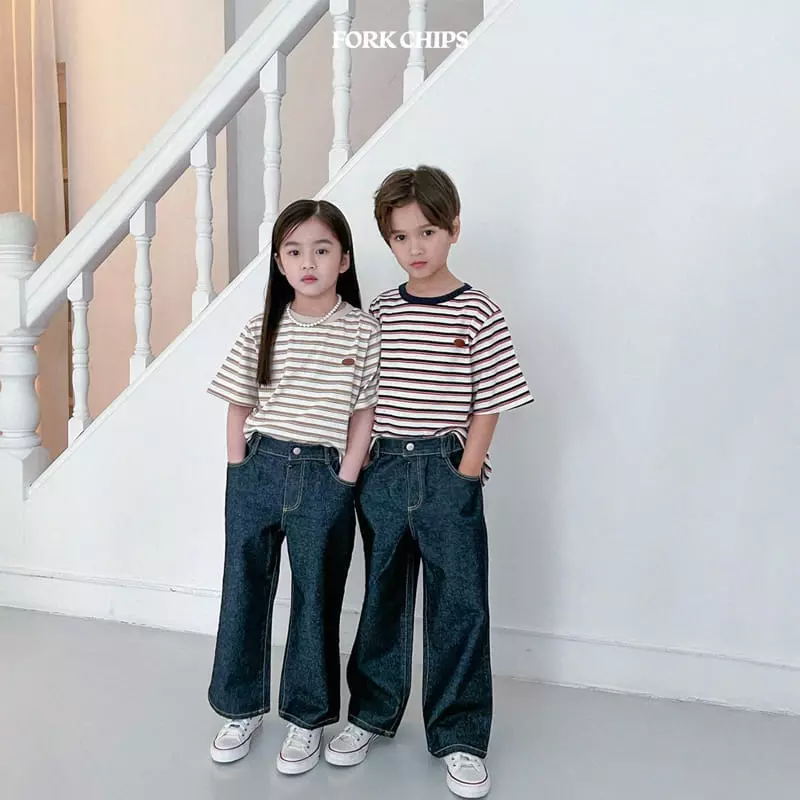 Fork Chips - Korean Children Fashion - #magicofchildhood - Martin Jeans - 5