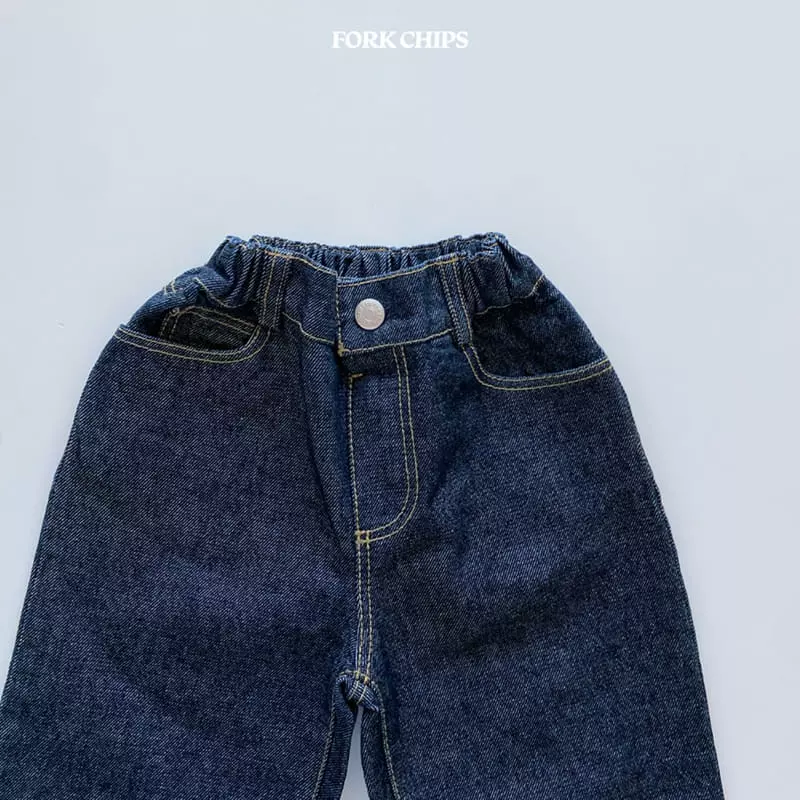 Fork Chips - Korean Children Fashion - #stylishchildhood - Martin Jeans - 10