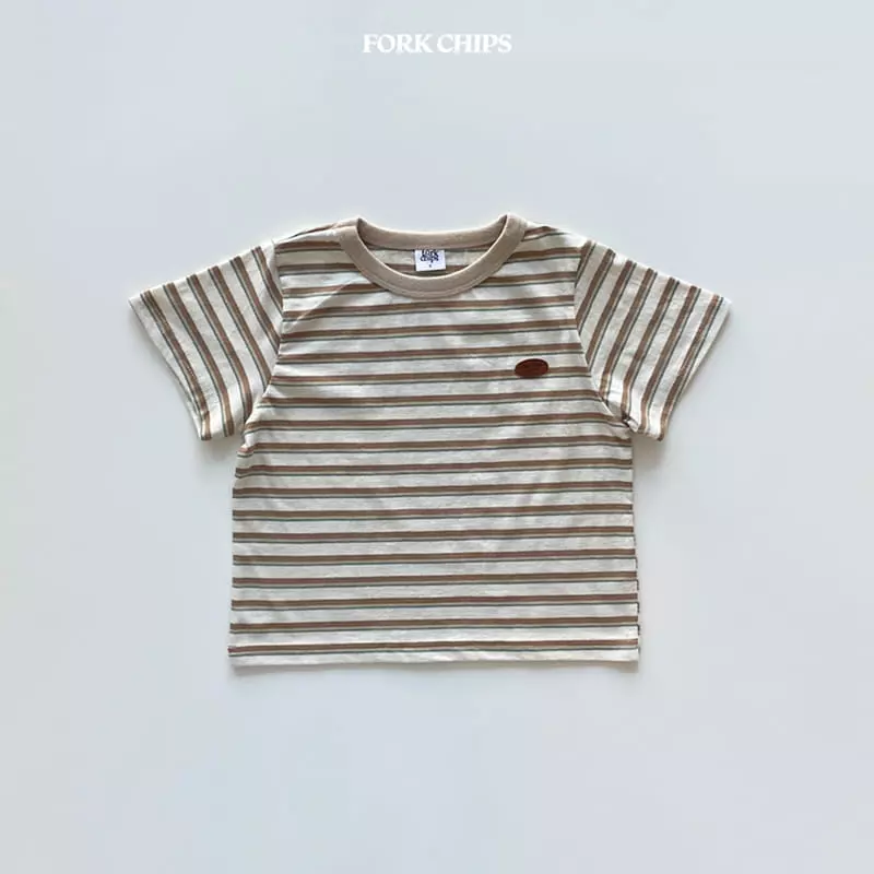 Fork Chips - Korean Children Fashion - #todddlerfashion - Marcaro Short Sleeves Tee