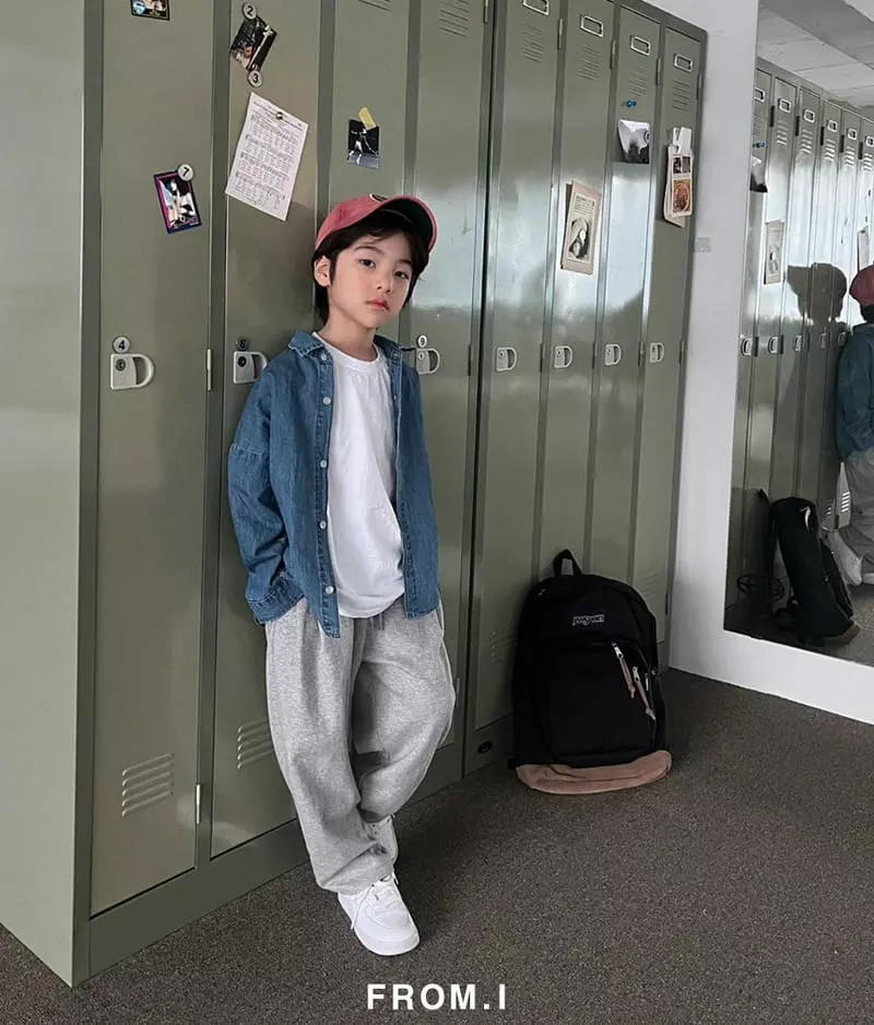 From I - Korean Children Fashion - #childofig - Denim Shirt