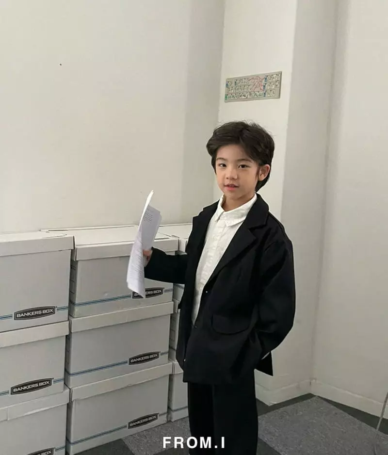 From I - Korean Children Fashion - #fashionkids - Blazer Jacket - 8