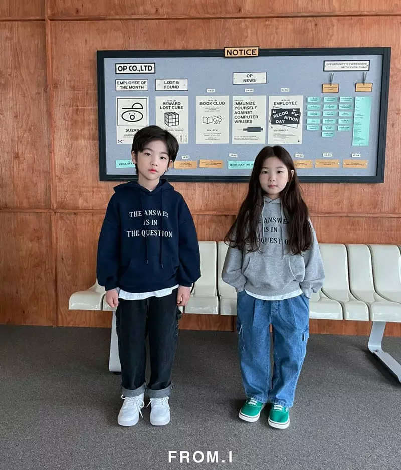From I - Korean Children Fashion - #fashionkids - The Answer Hoody - 3