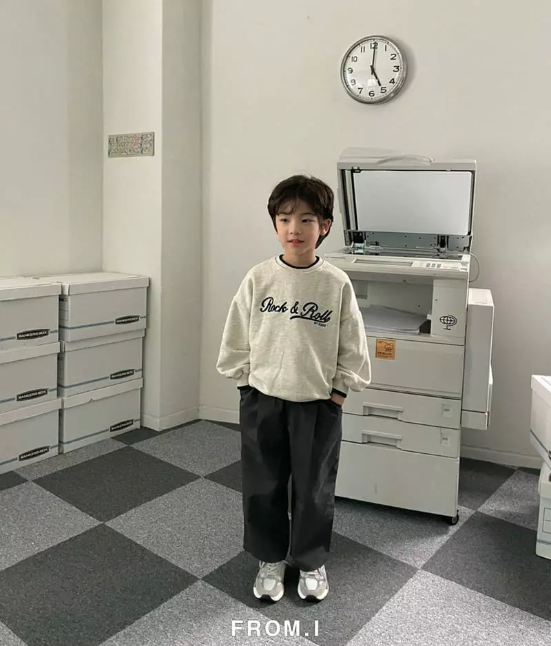 From I - Korean Children Fashion - #kidsshorts - Rock And Roll Sweatshirt - 2
