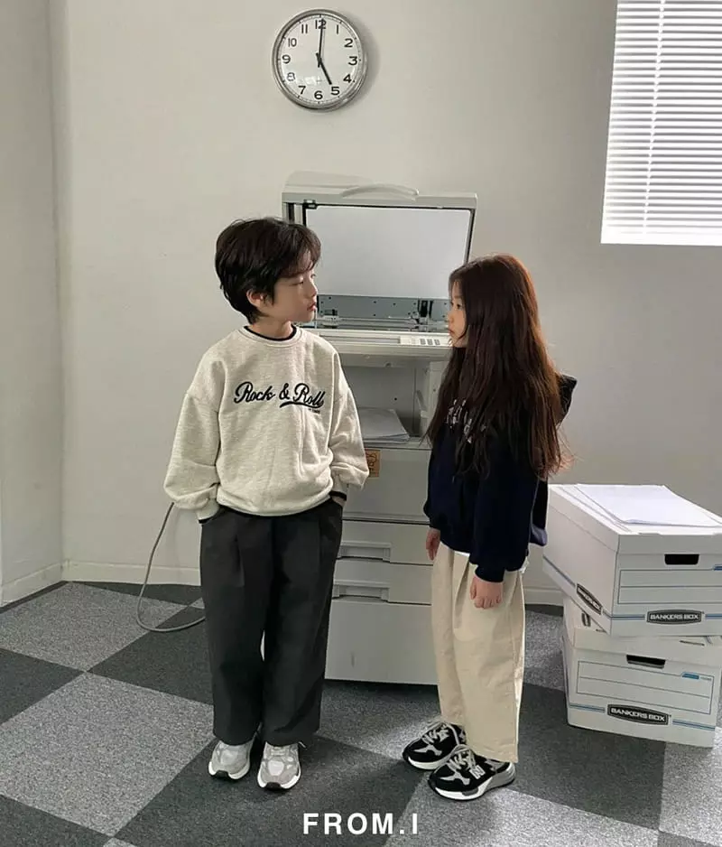 From I - Korean Children Fashion - #prettylittlegirls - Rock And Roll Sweatshirt - 9