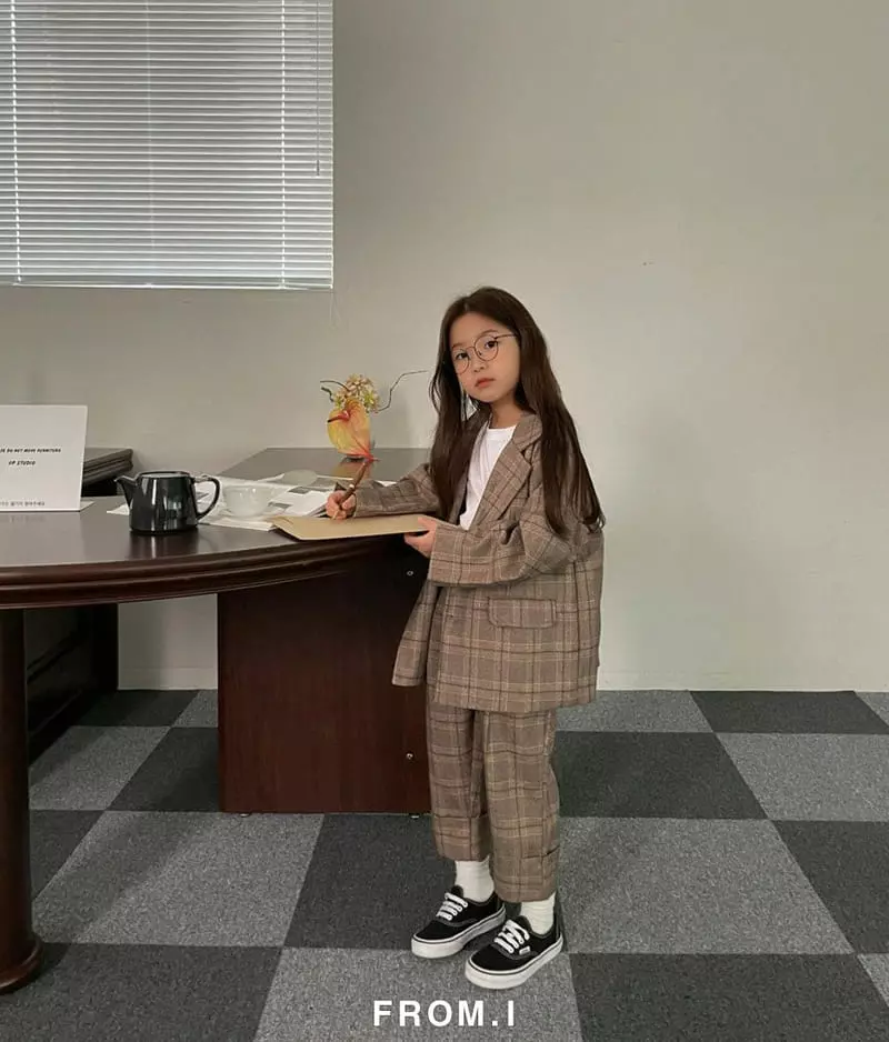 From I - Korean Children Fashion - #stylishchildhood - Blazer Jacket - 3