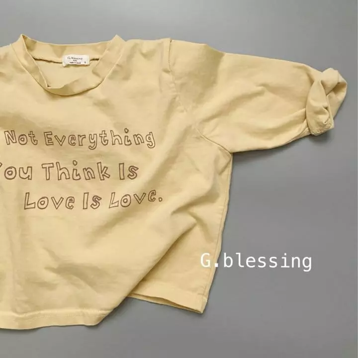 G Blessing - Korean Children Fashion - #kidsshorts - Think Tee - 2