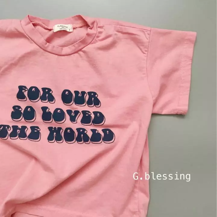 G Blessing - Korean Children Fashion - #minifashionista - World Tee