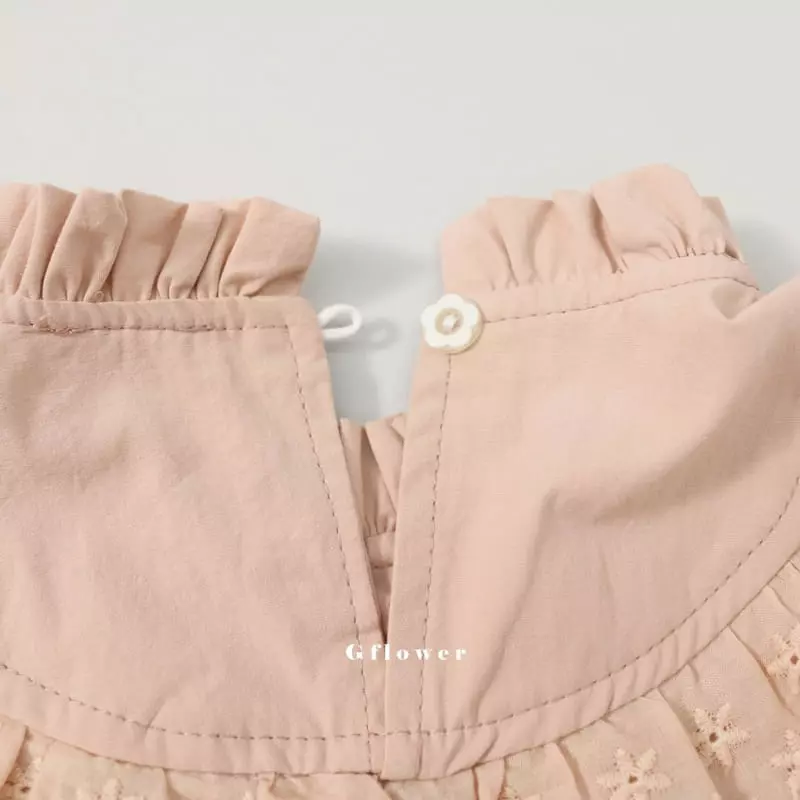 G Flower - Korean Children Fashion - #childofig - Denim One-piece - 7