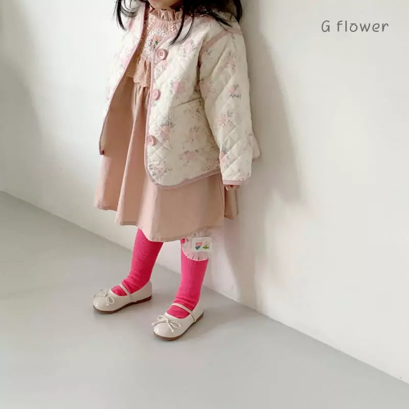 G Flower - Korean Children Fashion - #childrensboutique - Flower Quilting Jacket - 5