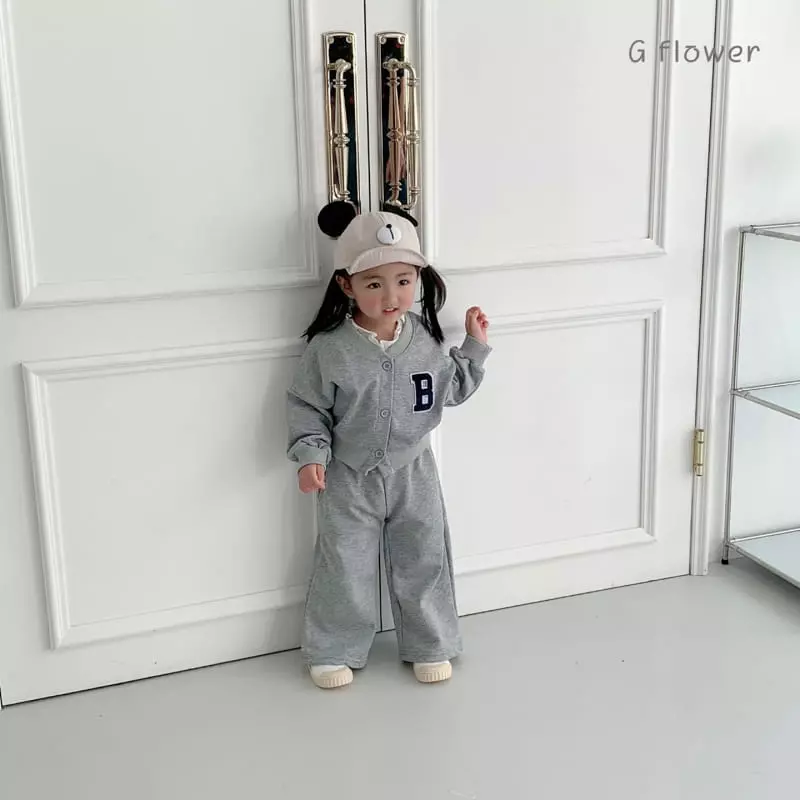 G Flower - Korean Children Fashion - #childrensboutique - B Cardigan Set