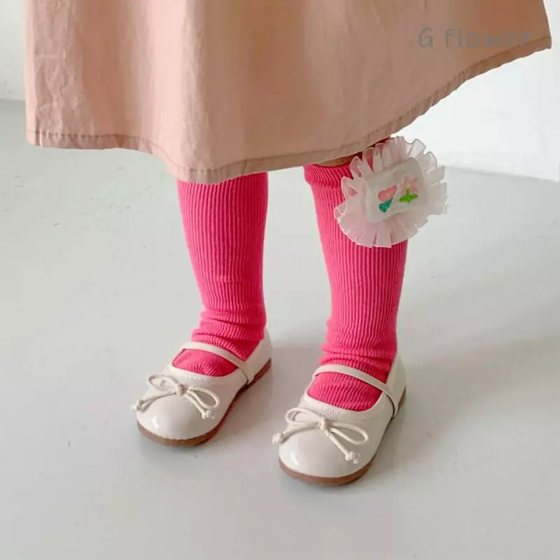 G Flower - Korean Children Fashion - #designkidswear - Spring Knee Socks - 4