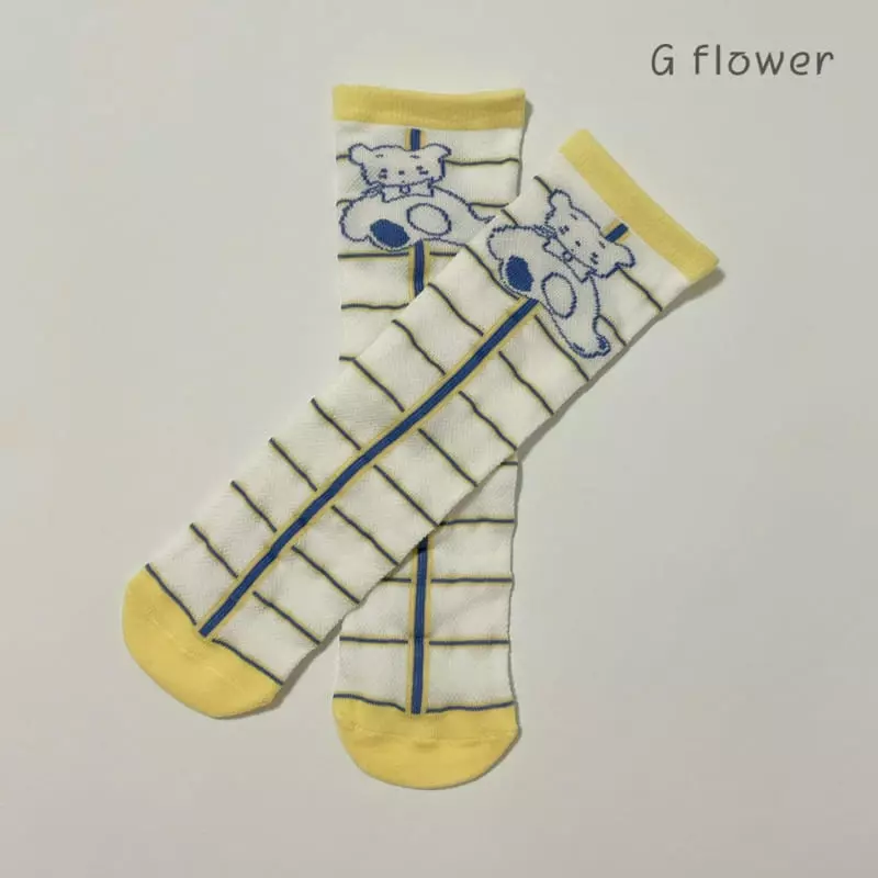G Flower - Korean Children Fashion - #discoveringself - Modum Knee Socks - 12