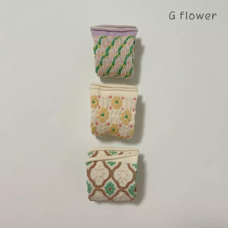 G Flower - Korean Children Fashion - #kidsshorts - Jacquard Knee Socks - 4