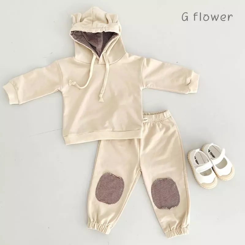 G Flower - Korean Children Fashion - #magicofchildhood - Bear Hoody Set - 9
