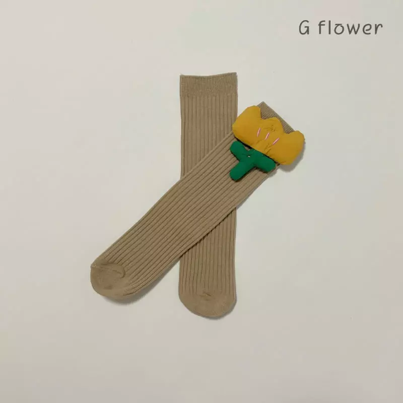 G Flower - Korean Children Fashion - #minifashionista - Tulip Knee Socks - 11