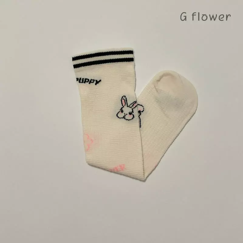 G Flower - Korean Children Fashion - #prettylittlegirls - Barnie Knee Socks - 8