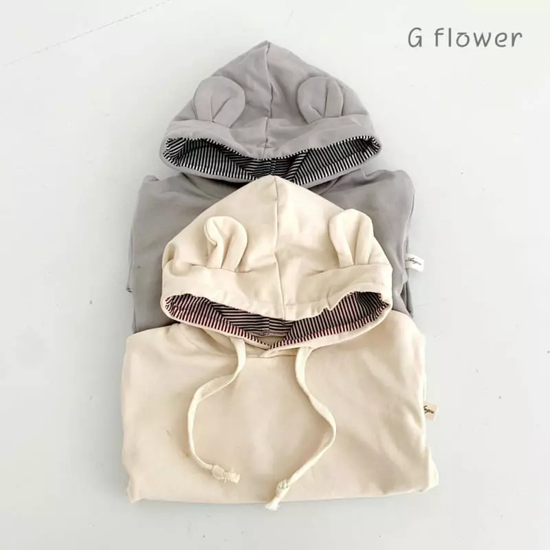 G Flower - Korean Children Fashion - #prettylittlegirls - Bear Hoody Set - 11