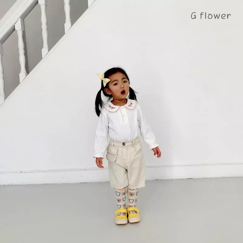 G Flower - Korean Children Fashion - #stylishchildhood - Embroidery Tee - 8
