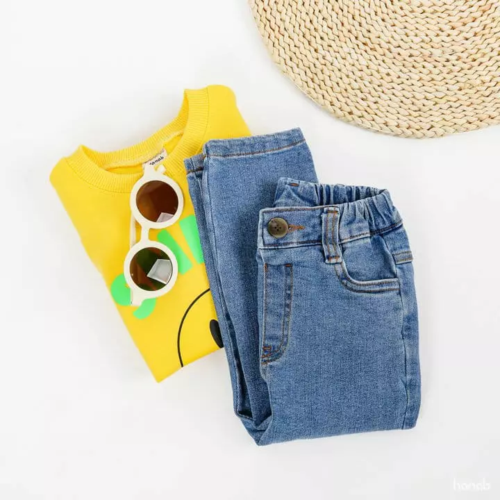 Hanab - Korean Children Fashion - #Kfashion4kids - Span Striaght Denim Jeans