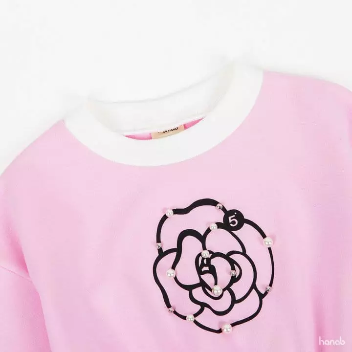 Hanab - Korean Children Fashion - #minifashionista - Rose Top Bottom Set - 4