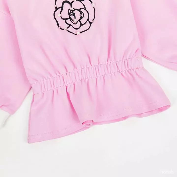 Hanab - Korean Children Fashion - #todddlerfashion - Rose Top Bottom Set - 5