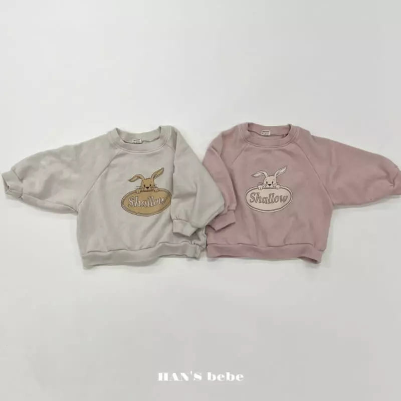 Han's - Korean Baby Fashion - #babyboutiqueclothing - Bebe Barnie Sweatshirt
