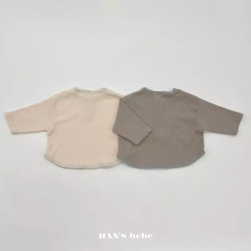 Han's - Korean Baby Fashion - #babylifestyle - Bebe Line Piping Tee