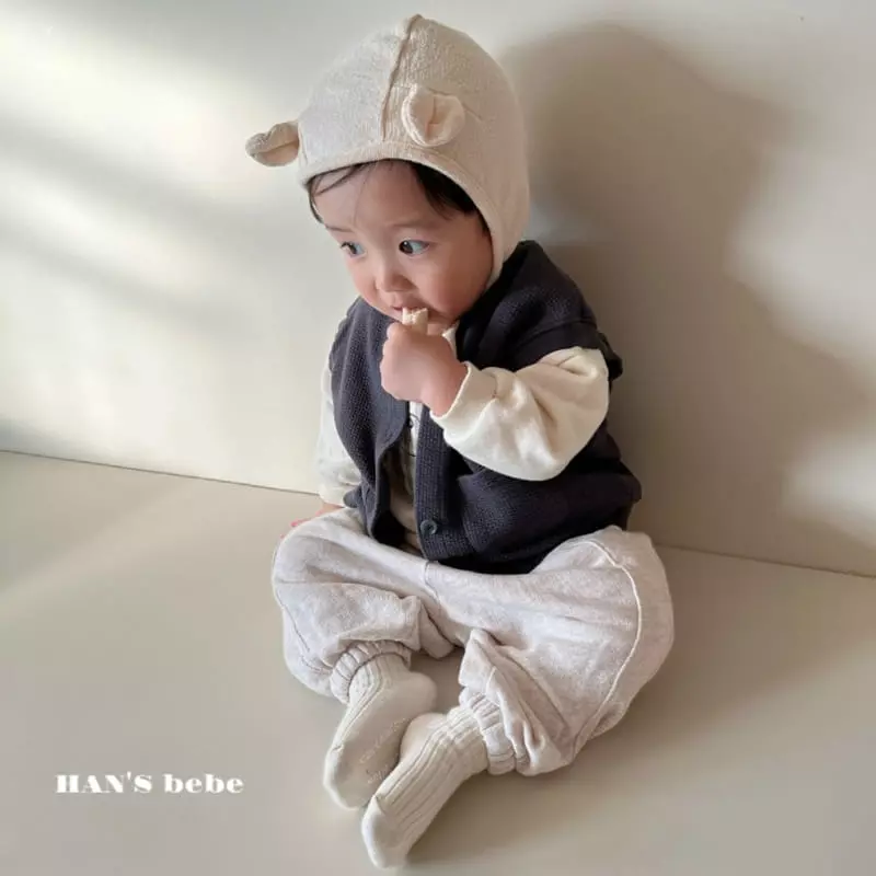 Han's - Korean Baby Fashion - #babylifestyle - Bebe Open Vest - 12