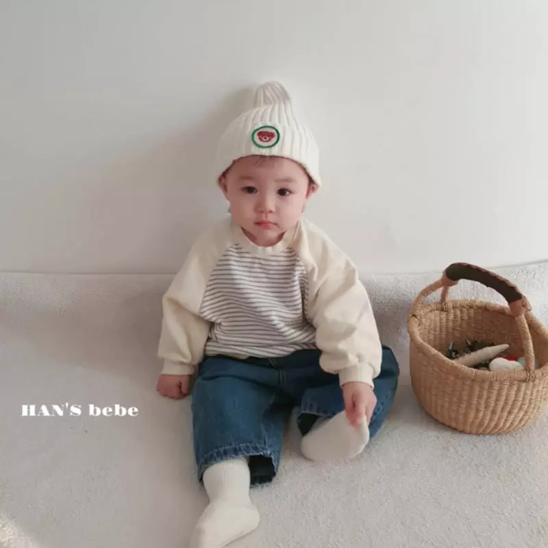 Han's - Korean Baby Fashion - #babyoninstagram - Lucy Raglan Sweatshirt - 6