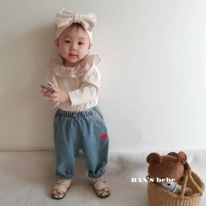 Han's - Korean Baby Fashion - #babyootd - Bebe Nana Frill Tee - 11