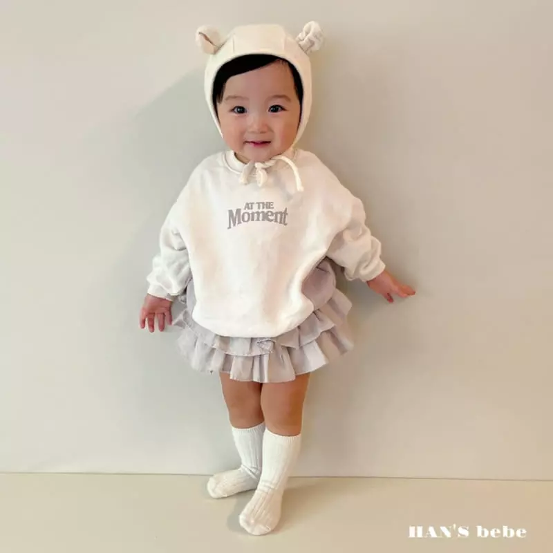 Han's - Korean Baby Fashion - #babyoutfit - Bebe Moment Sweatshirt - 7