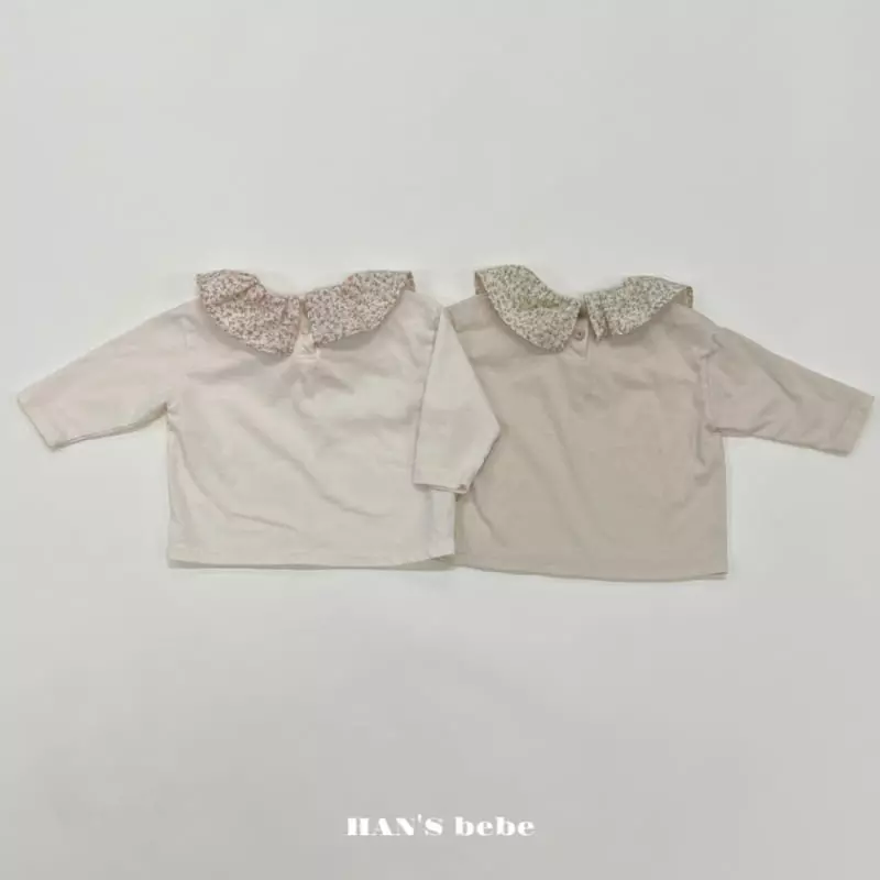 Han's - Korean Baby Fashion - #smilingbaby - Bebe Nana Frill Tee - 2