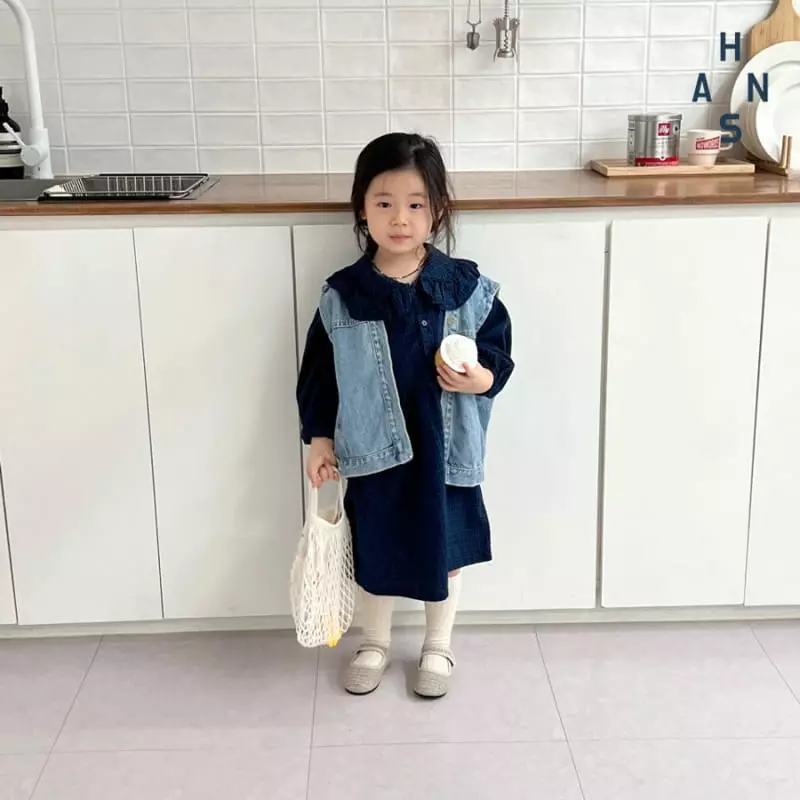 Han's - Korean Children Fashion - #littlefashionista - Carry Denim Vest - 12