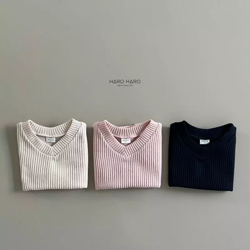Haro Haro - Korean Children Fashion - #kidzfashiontrend - Pastel Knit Vest - 4
