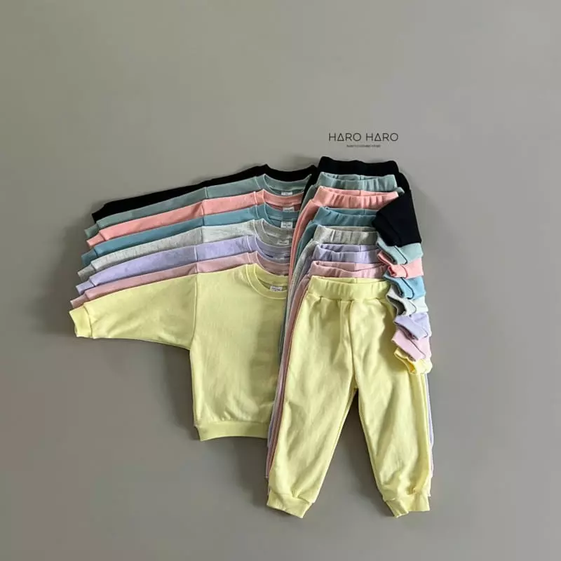 Haro Haro - Korean Children Fashion - #childofig - Palet Top Bottom Set - 3
