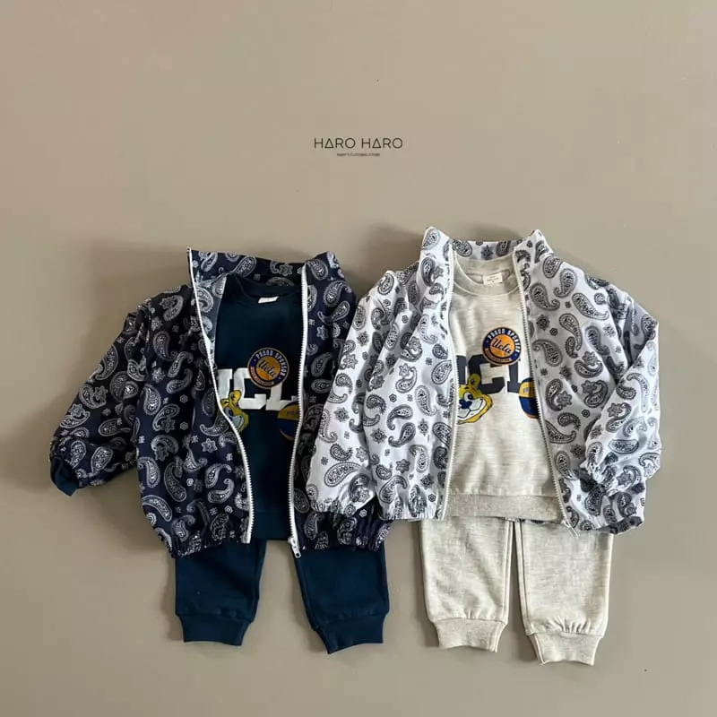 Haro Haro - Korean Children Fashion - #childrensboutique - UCLA Top Bottom Set - 9